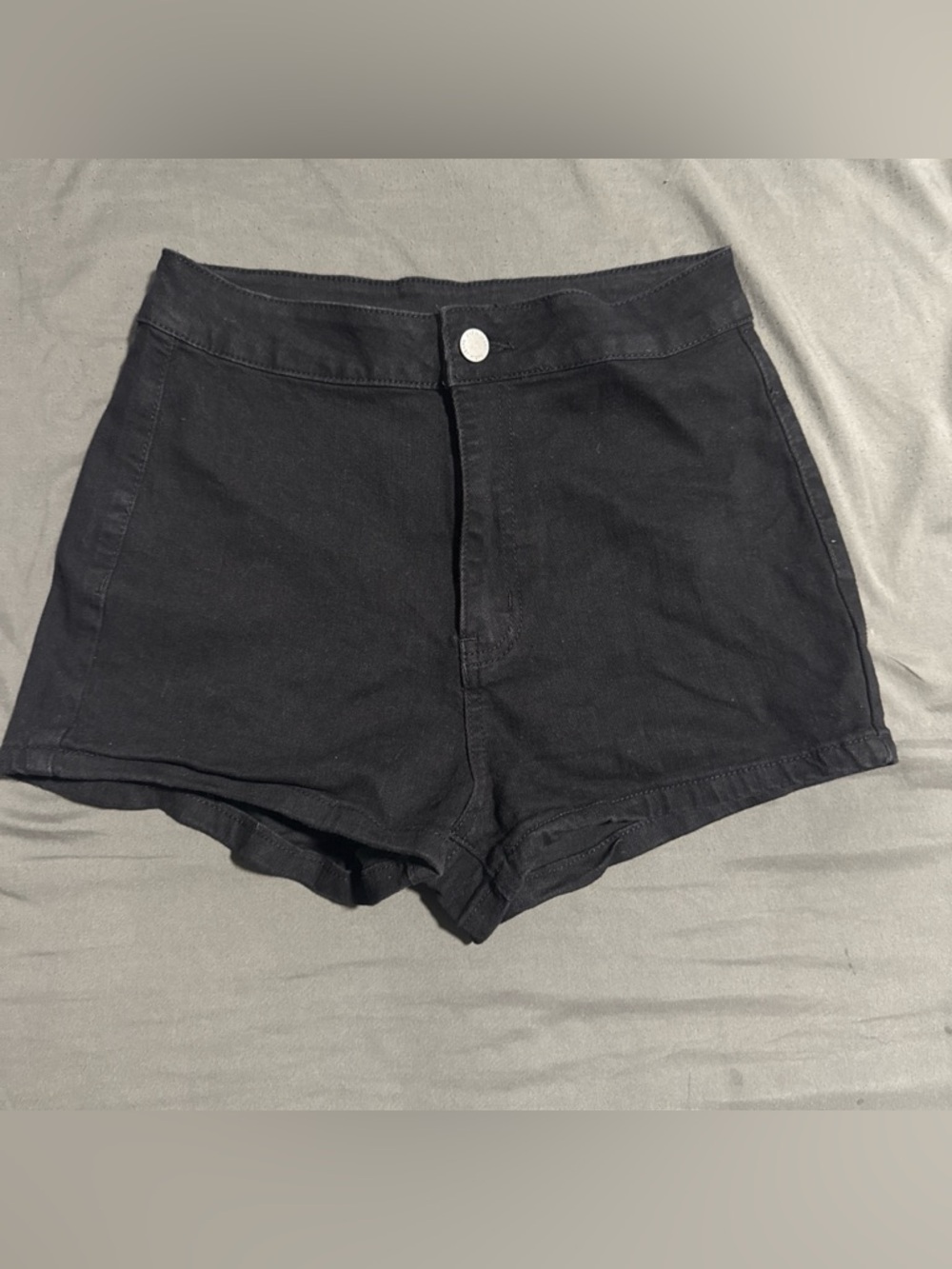 High-Waist Black Women's Shorts